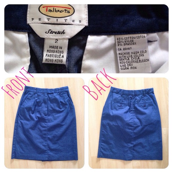 🚫Sold🚫🌟Host Pick🌟Talbots pencil skirt sz 2 - Picture 2 of 4