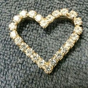 Vintage Heart Brooch