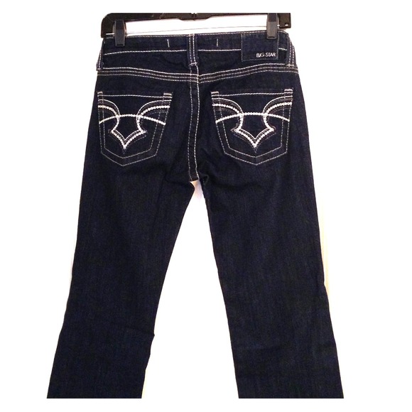 Big Star dark wash bootcut jean.