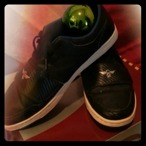 Sport shoes black.