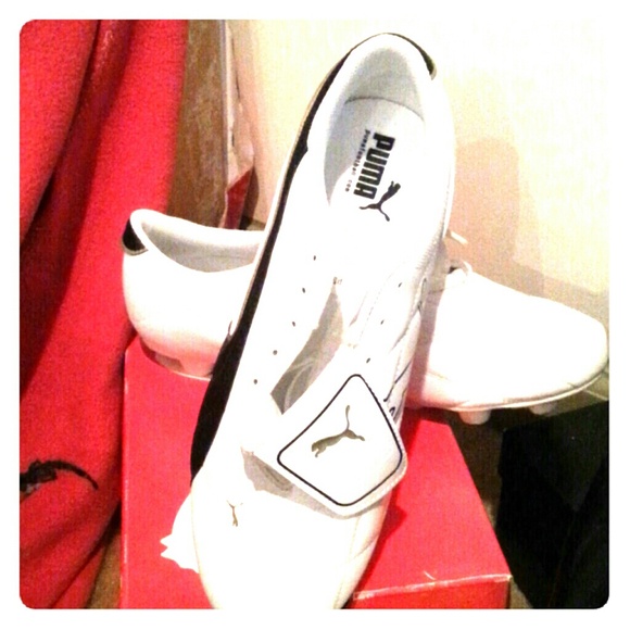Sport shoes white.