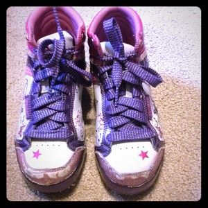 Skechers tennis shoes girls size 12 hightops
