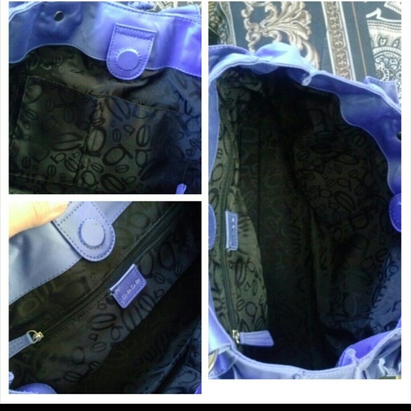 ⛔SOLD⛔ 💐HP 9/24 🎉 bebe frills satin tote - Picture 3 of 4