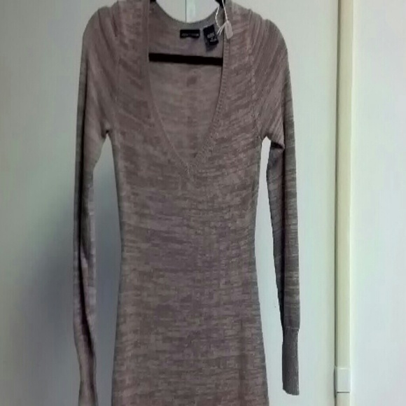Maxi sweater dress.
