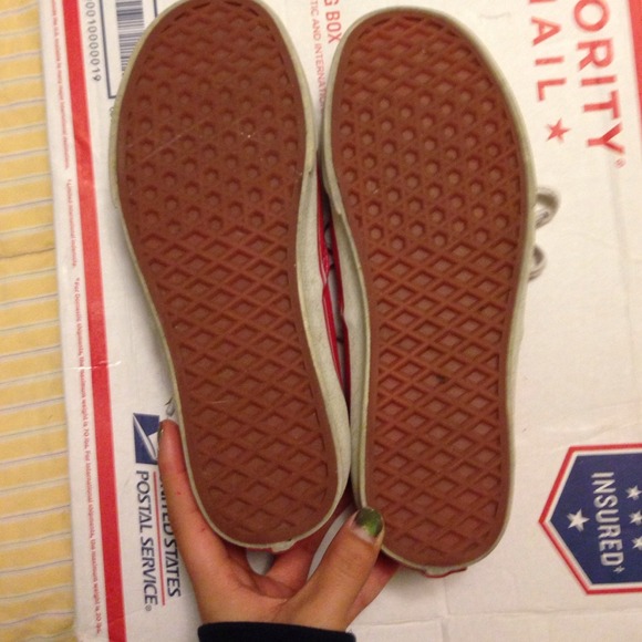 Red Vans - Picture 2 of 3