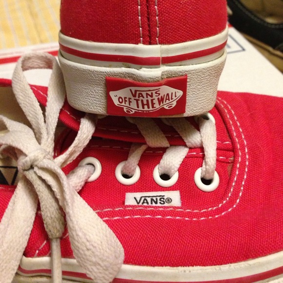 Red Vans - Picture 3 of 3
