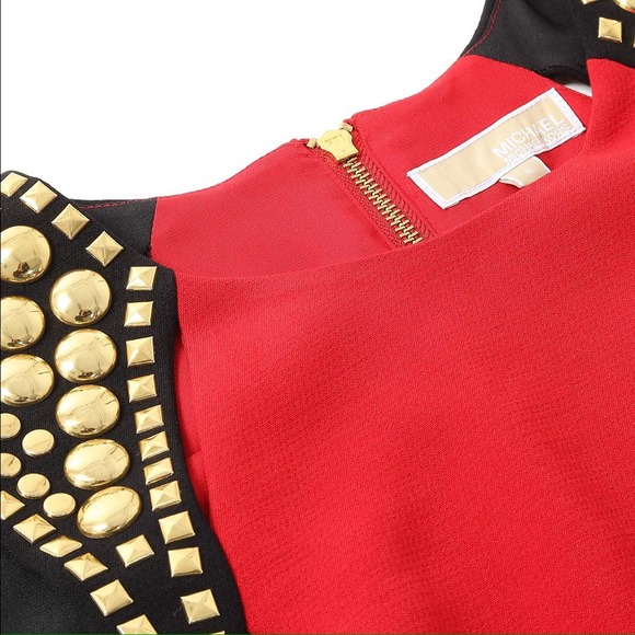 MARKDOWN Red Michael Kors dress. Never worn - Picture 3 of 3