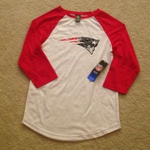 Patriots 3/4th sleeve shirt I have 3 shirts S M&L