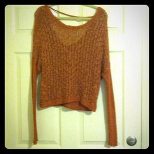 Free people orange sweater