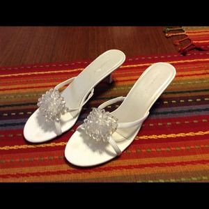 White Danelle Sandal