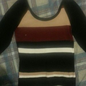 Quarter length sleeve sweater