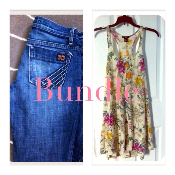 Bundle joes jeans and dress
