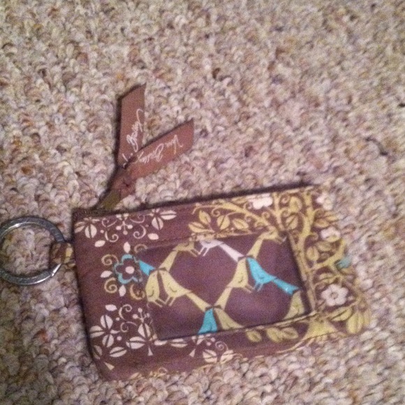 Vera Bradley key chain wallet