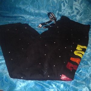 Extremely rare blinged PINK boyfriend sweats