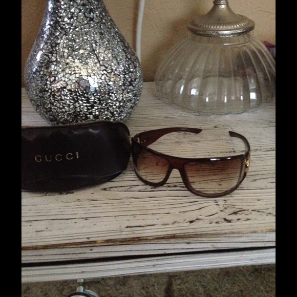 Authentic GUCCI sunglasses.