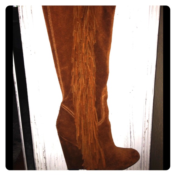 ALDO suede boots.