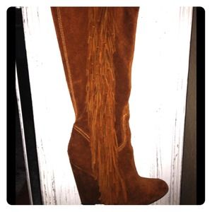 ALDO suede boots.