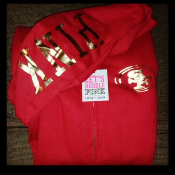 Victoria Secret pink 49ers sweater