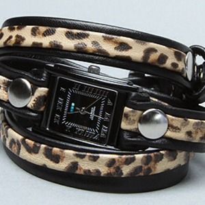 lamer collection Accessories - LaMer Collection Leopard Wrap Watch lamer collection Accessories - LaMer Collection Leopard Wrap Watch