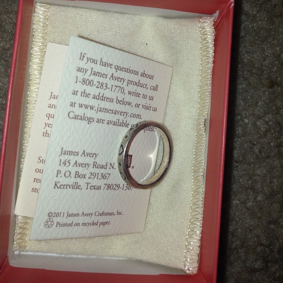 James Avery heart ring