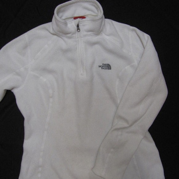 northface white pullover women size medium nice
