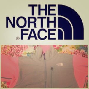 Pink North Face Denali jacket