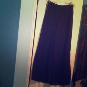 Forever 21 black see through wide leg pant💚💚