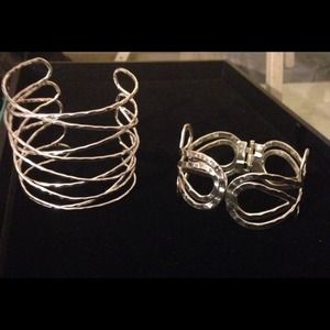 Silver plated bracelets