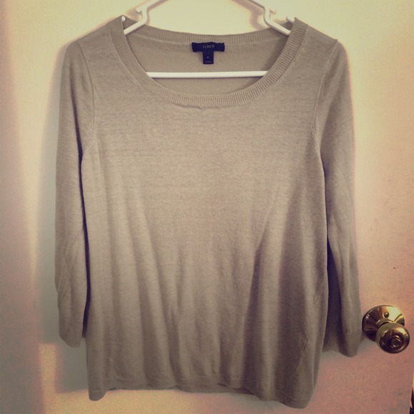 ❌SOLD❌ Jcrew Linen Crewneck Sweater