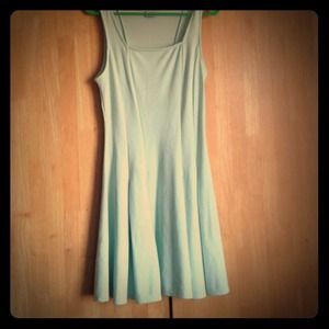 Wink and Willow fit and flair mint dress