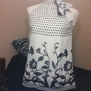 ****SOLD****Polka dot and floral top