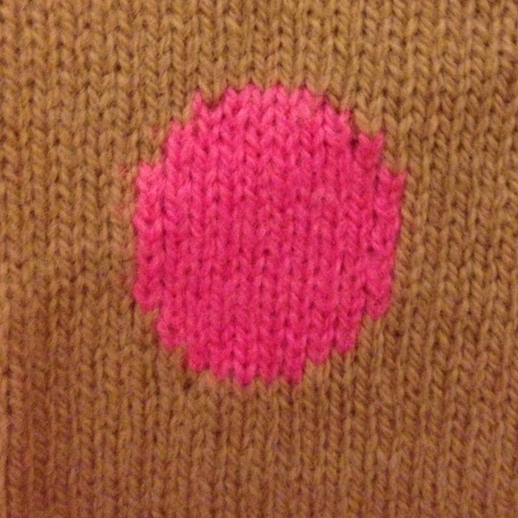 Pink polka dot sweater from Gap