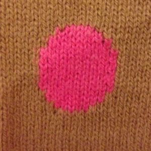 Pink polka dot sweater from Gap