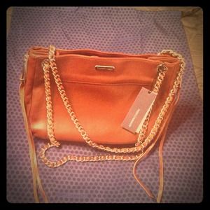 Rebecca Minkoff leather Swing in dark brown. NWT