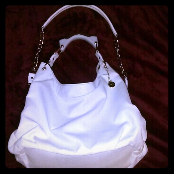 White hobo bag