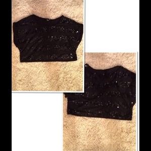 Sparkly short sleeve shirt