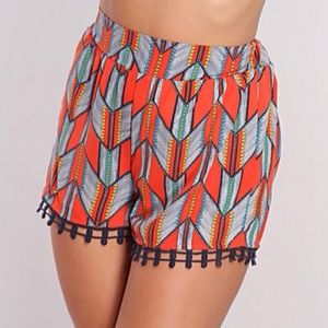🙅SOLD❗️🙅Multi Printed High Waist Shorts