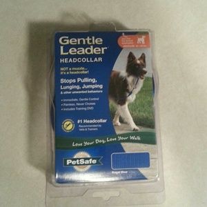 Gentle leader leash training head collar for dogs