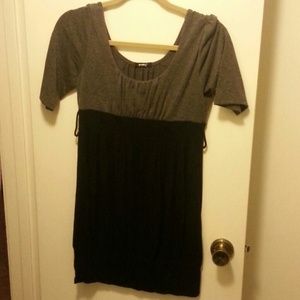 Bundles are welcome grey blouse fitted dress m