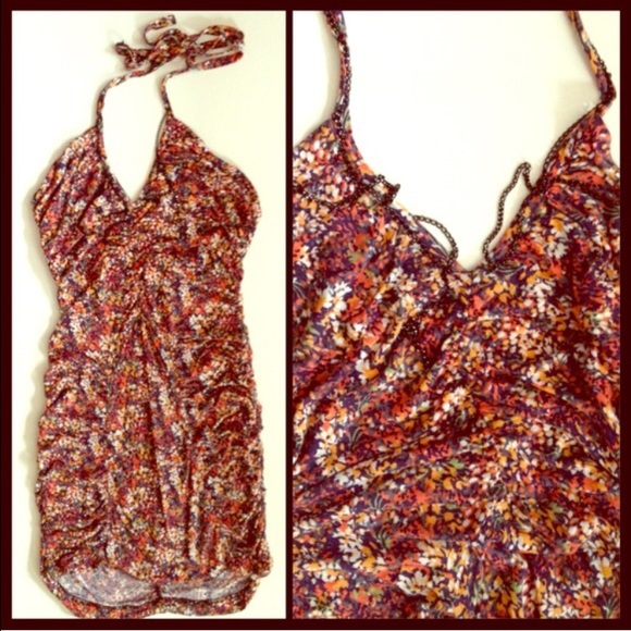 Charlotte Ronson sexy  knit halter dress. New!