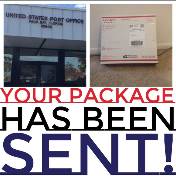 YOUR PACKAGE HAS BEEN SENT!💙📫📦🚐