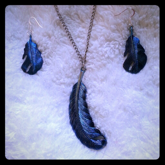 Feather earrings