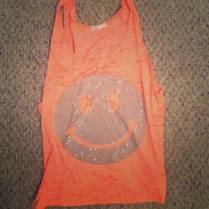 Orange lose fitting Tank top!
