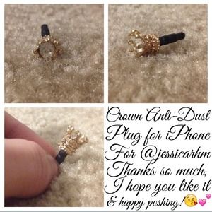 Crown Anti-Dust Plug For @jessicarhm💕