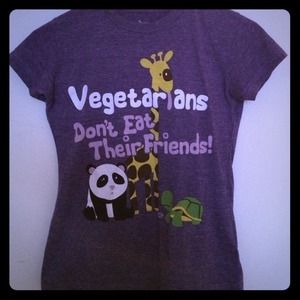 Vegetarians Don't Eat Their Friends Tee