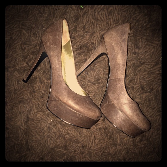 GUESS SHOES taupe