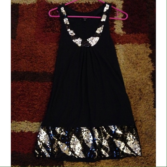 Black sparkle dress