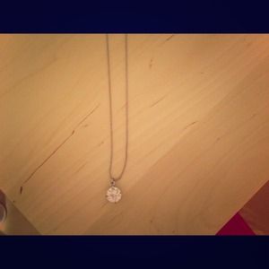 Crystal neckless with 12 inch chain