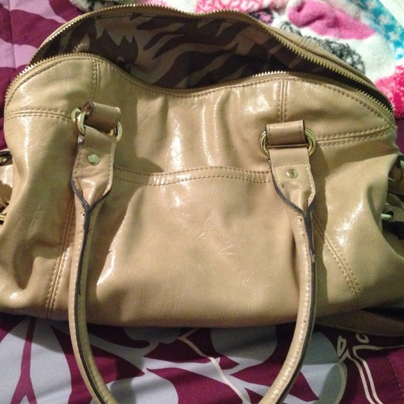 Beige handbag - Picture 3 of 5