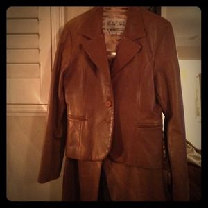 Leather Jacket & Pants